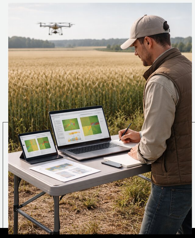 Система AI прогнозирования урожайности для точных агрономий в Гукове